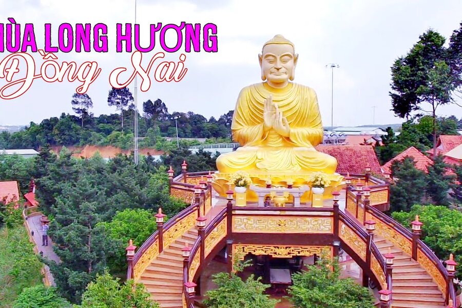 Thăm quan chùa Long Hương Đồng Nai - Nét đẹp tâm linh của vùng quê peaceful