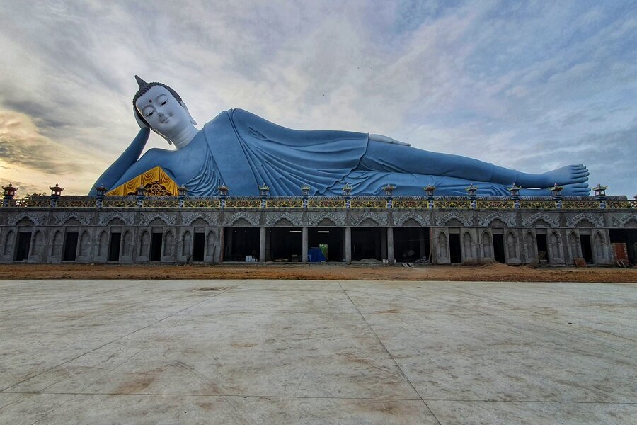 Chùa Phật Nằm Sóc Trăng - Chùa Phật Nằm Ở Sóc Trăng, Chùa Có Tượng Phật Lớn Nhất Việt Nam.