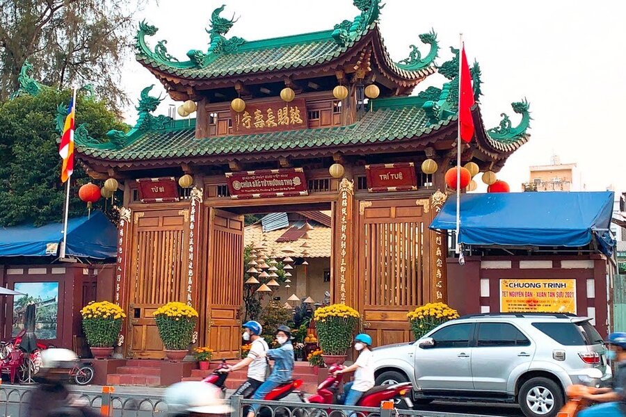 Thiền viện chùa ở Gò Vấp là nơi linh thiêng được nhiều người tin ngưỡng.