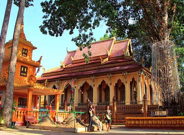 Thiền đường linh thiêng Chùa Pôthi Somrôn