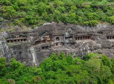 Thần tháng của chùa Hang Ajanta nhập vai chùa Hang Agianta