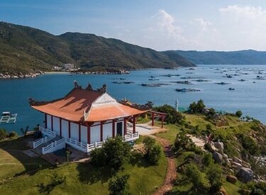 Thiền đường linh thiêng Chùa Thiên Ân Đầm Môn hoành tráng