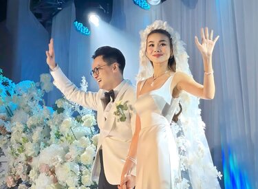 Đám cưới của Thanh Hằng: Hạnh phúc và lãng mạn với sự xuất hiện của đám đông đồng nghiệp