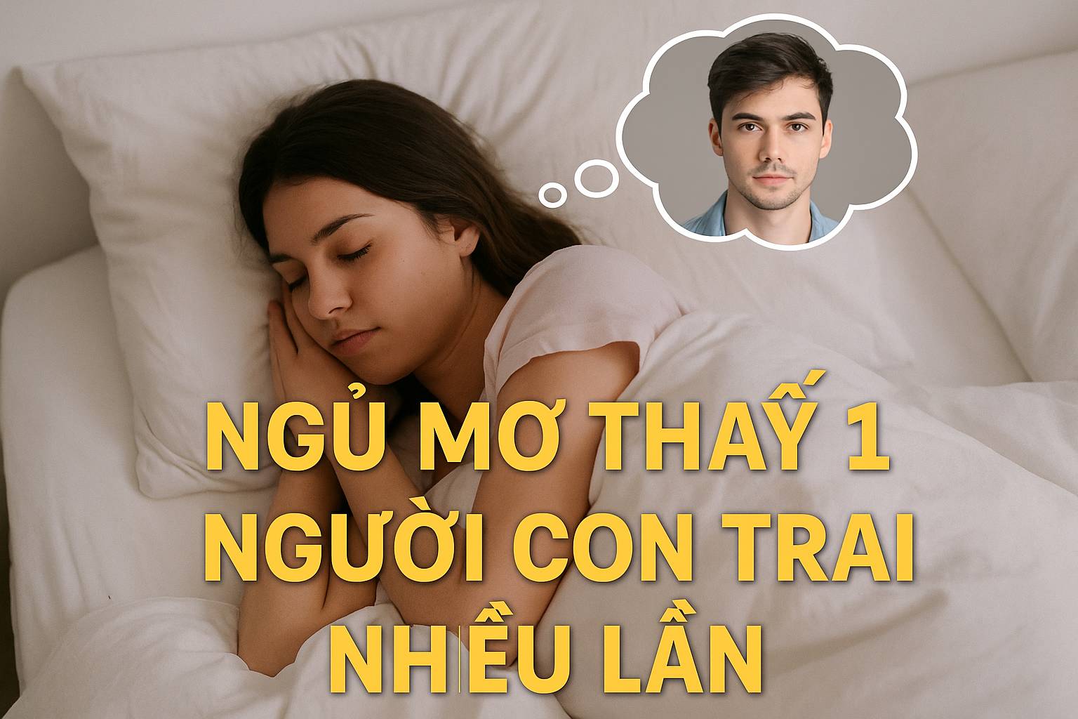 Mơ thấy 1 người con trai nhiều lần là điềm gì? Đánh số mấy