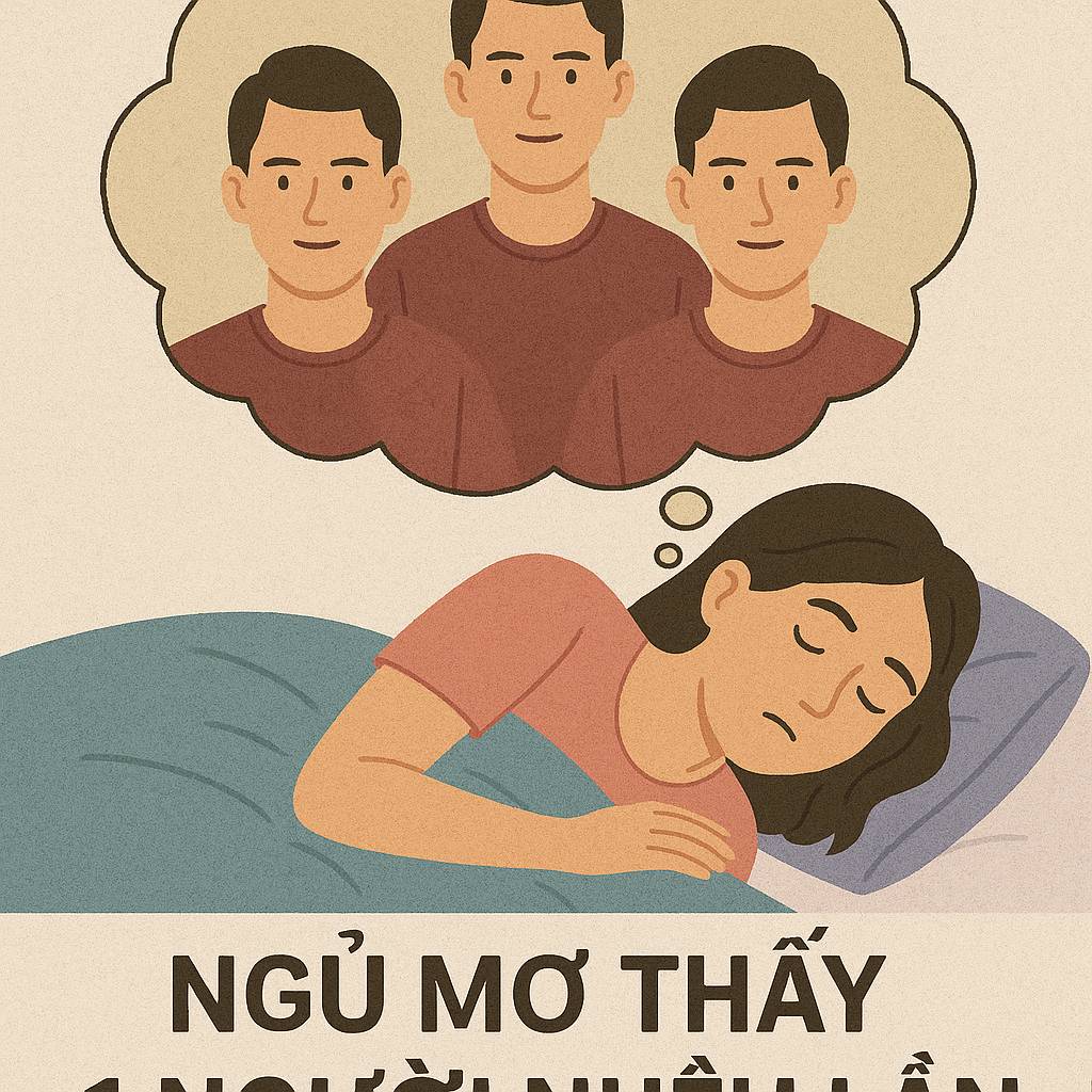 Mơ thấy 1 người nhiều lần là điềm gì? Đánh số mấy