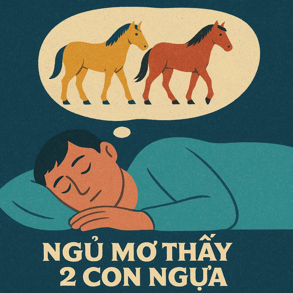 Mơ thấy 2 con ngựa là điềm gì? Đánh số mấy?