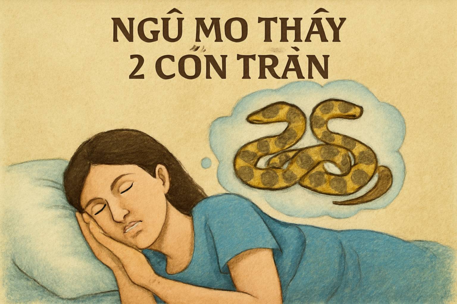 Mơ thấy 2 con trăn là điềm gì? Đánh số mấy