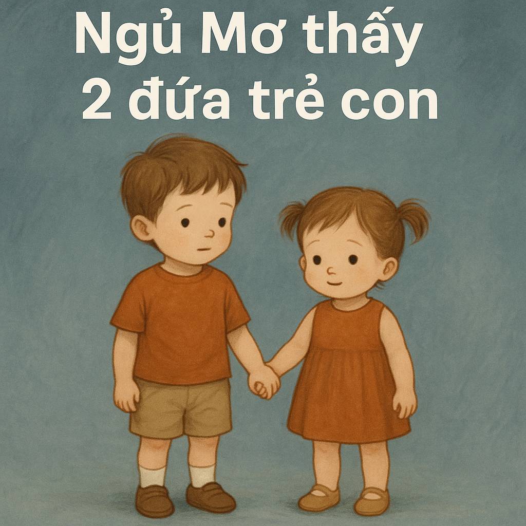 Mơ thấy 2 đứa trẻ con là điềm gì? Đánh số mấy