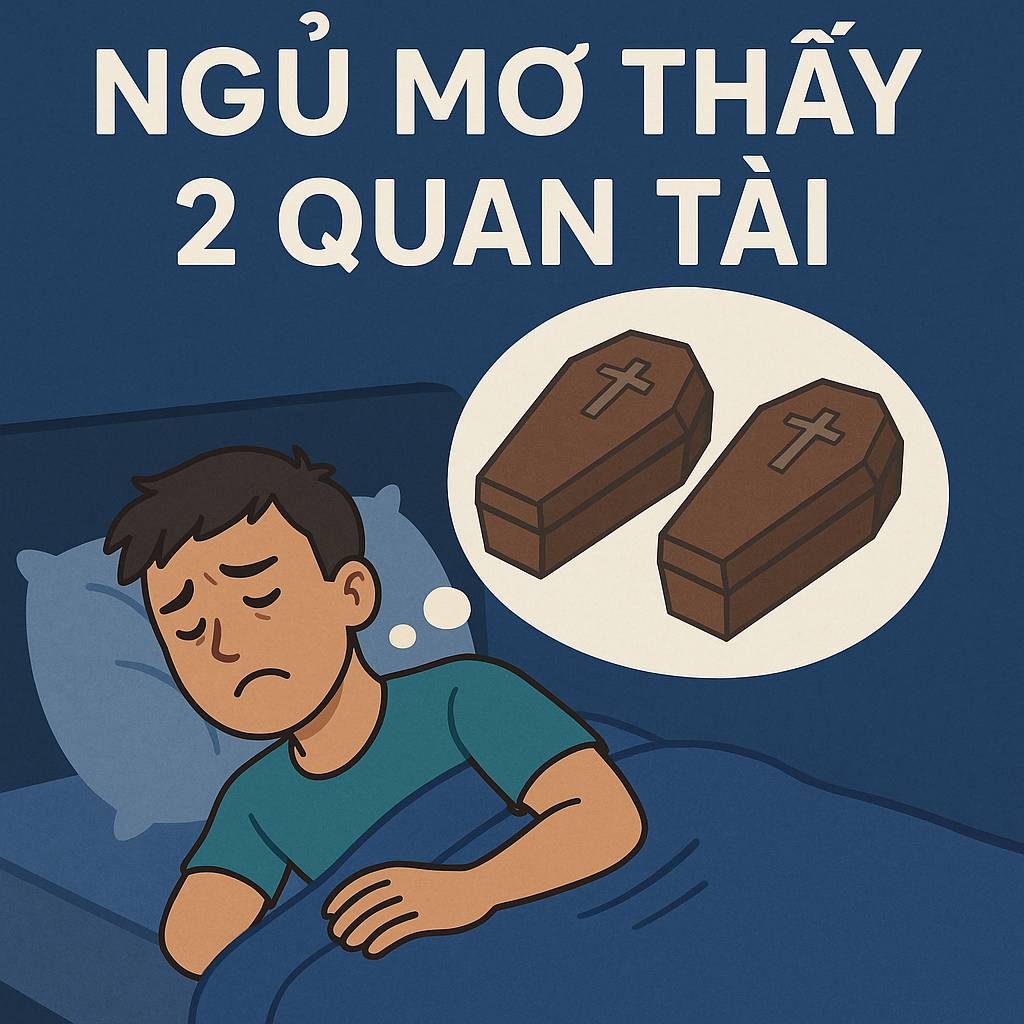 Mơ thấy 2 quan tài là điềm gì? Đánh số mấy