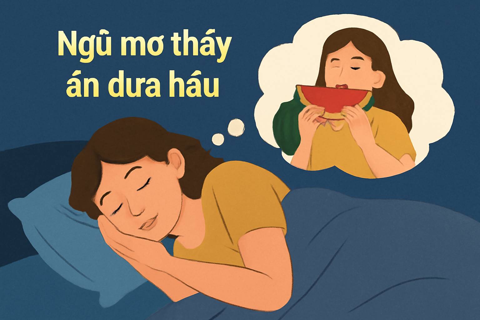 Mơ thấy ăn dưa hấu là điềm gì? Đánh số mấy?