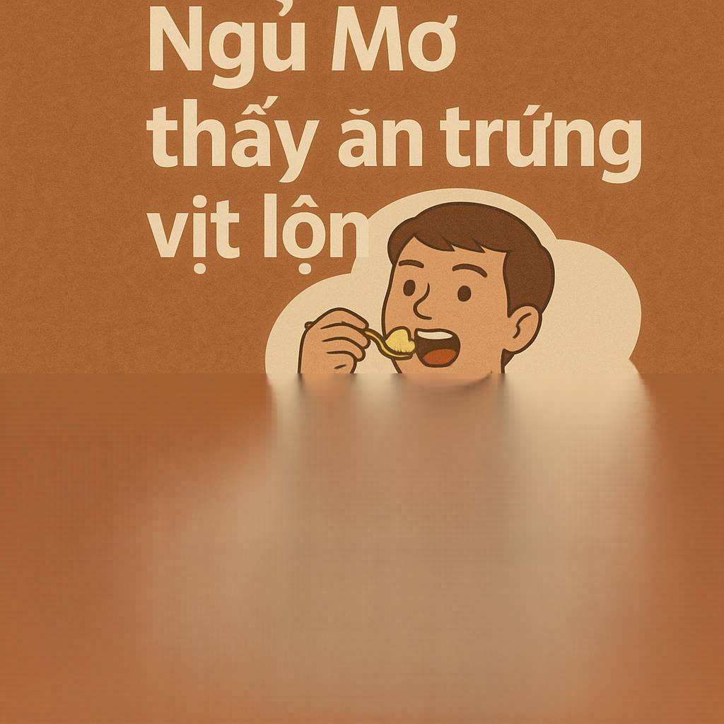 Mơ thấy ăn trứng vịt lộn là điềm gì? Đánh số mấy?