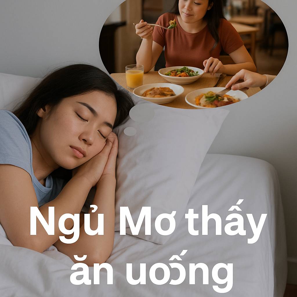 Mơ thấy ăn uống là điềm gì? Đánh số mấy?