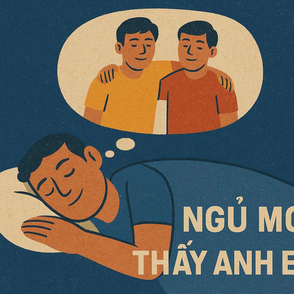 Mơ thấy anh em là điềm gì? Đánh số mấy