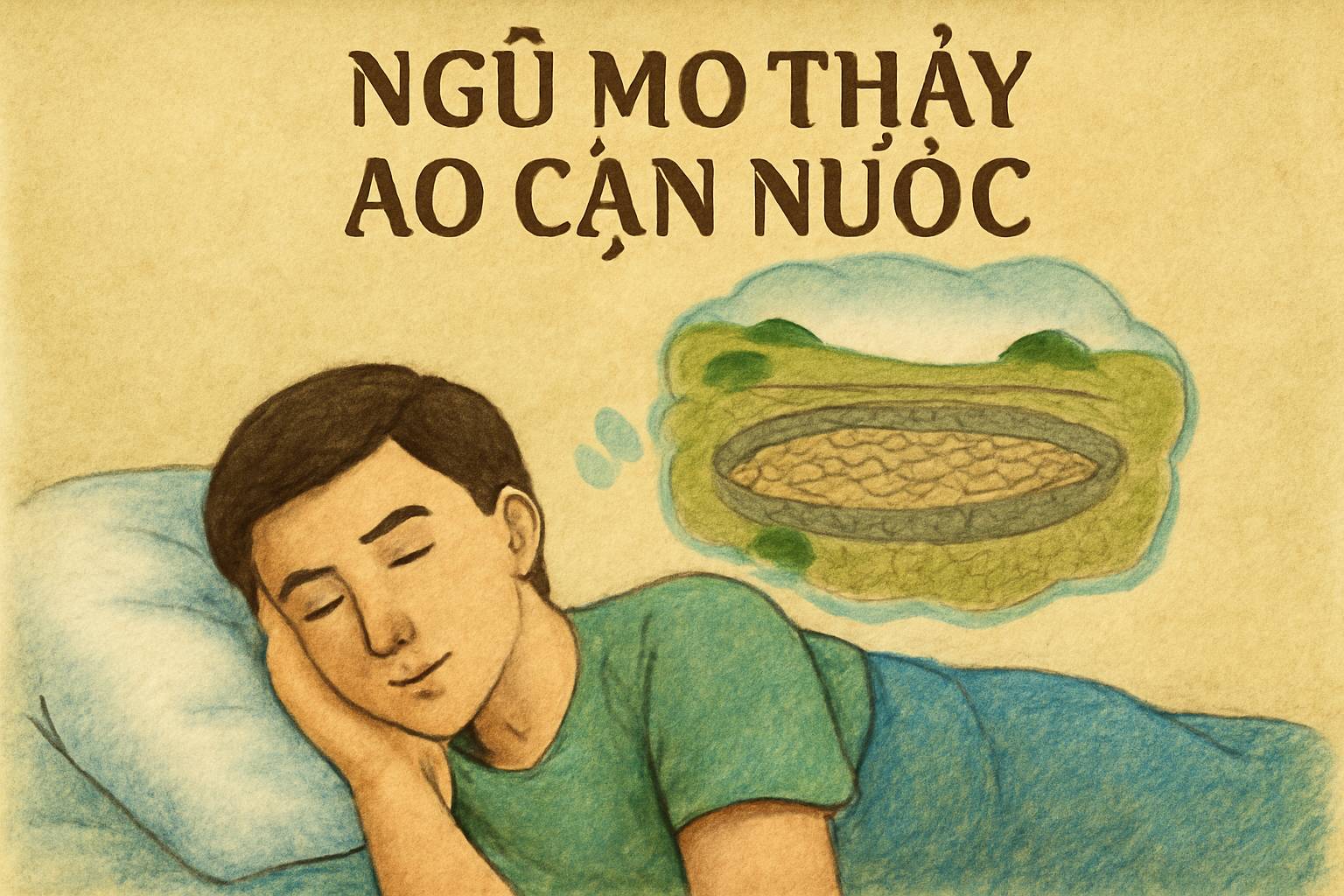 Mơ thấy ao cạn nước là điềm gì? Đánh số mấy