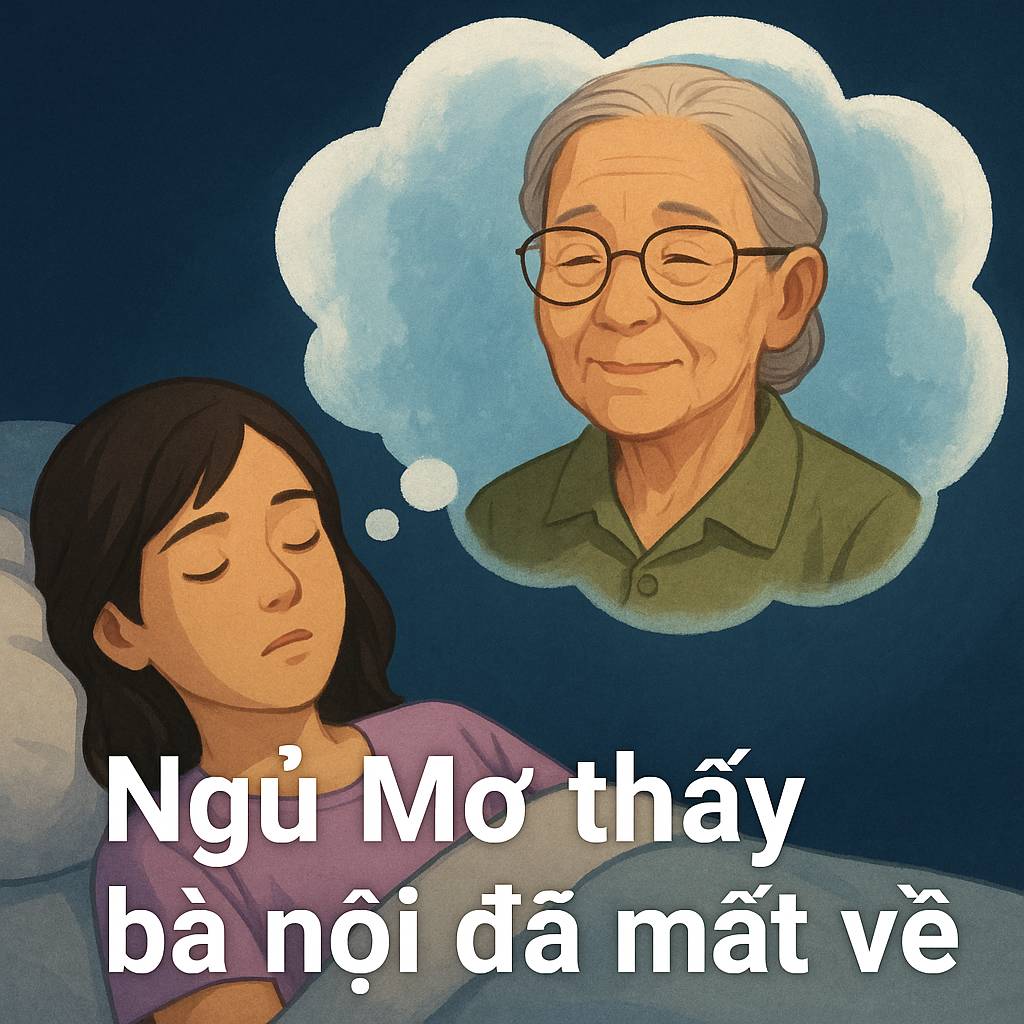 Mơ thấy bà nội đã mất về là điềm gì? Đánh số mấy?