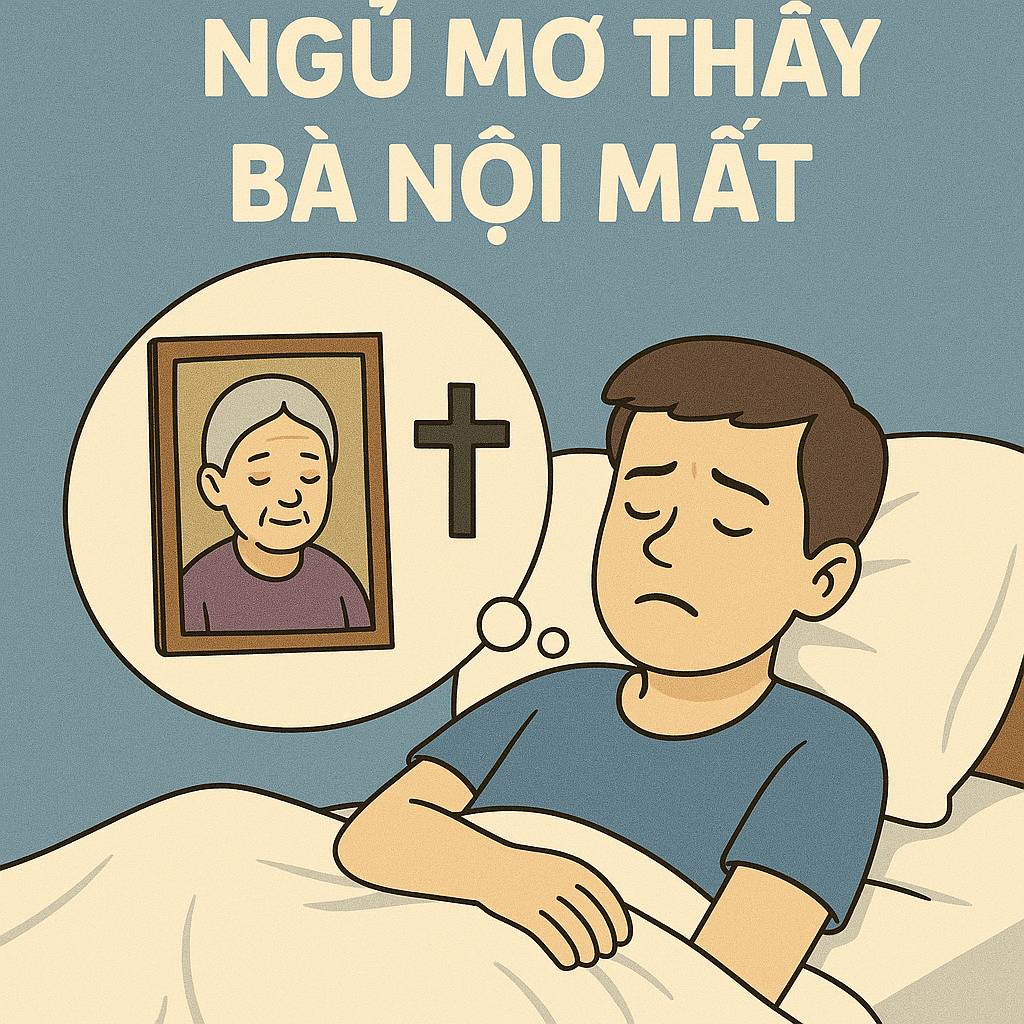 Mơ thấy bà nội mất là điềm gì? Đánh số mấy