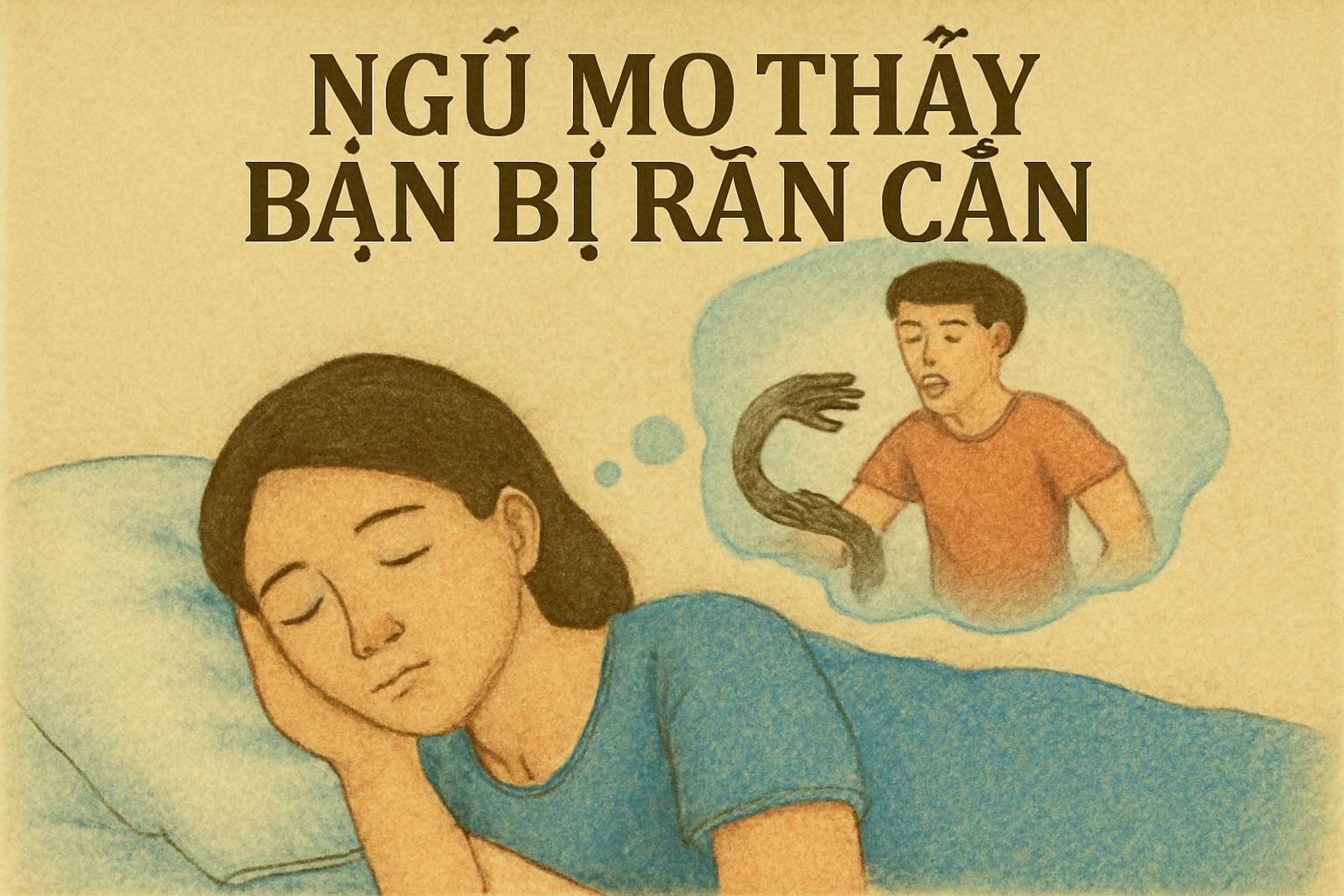 Mơ thấy bạn bị rắn cắn là điềm gì? Đánh số mấy