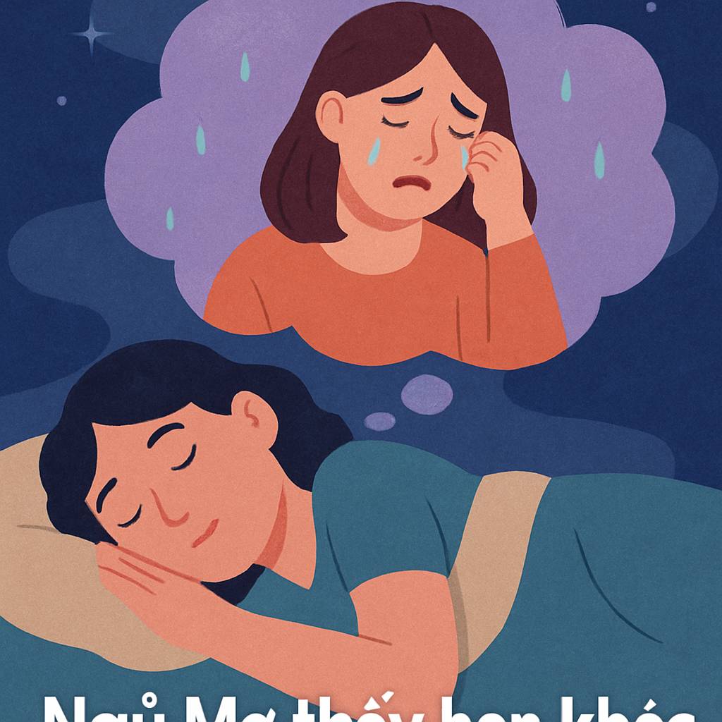 Mơ thấy mình khóc là điềm gì? Đánh số mấy?