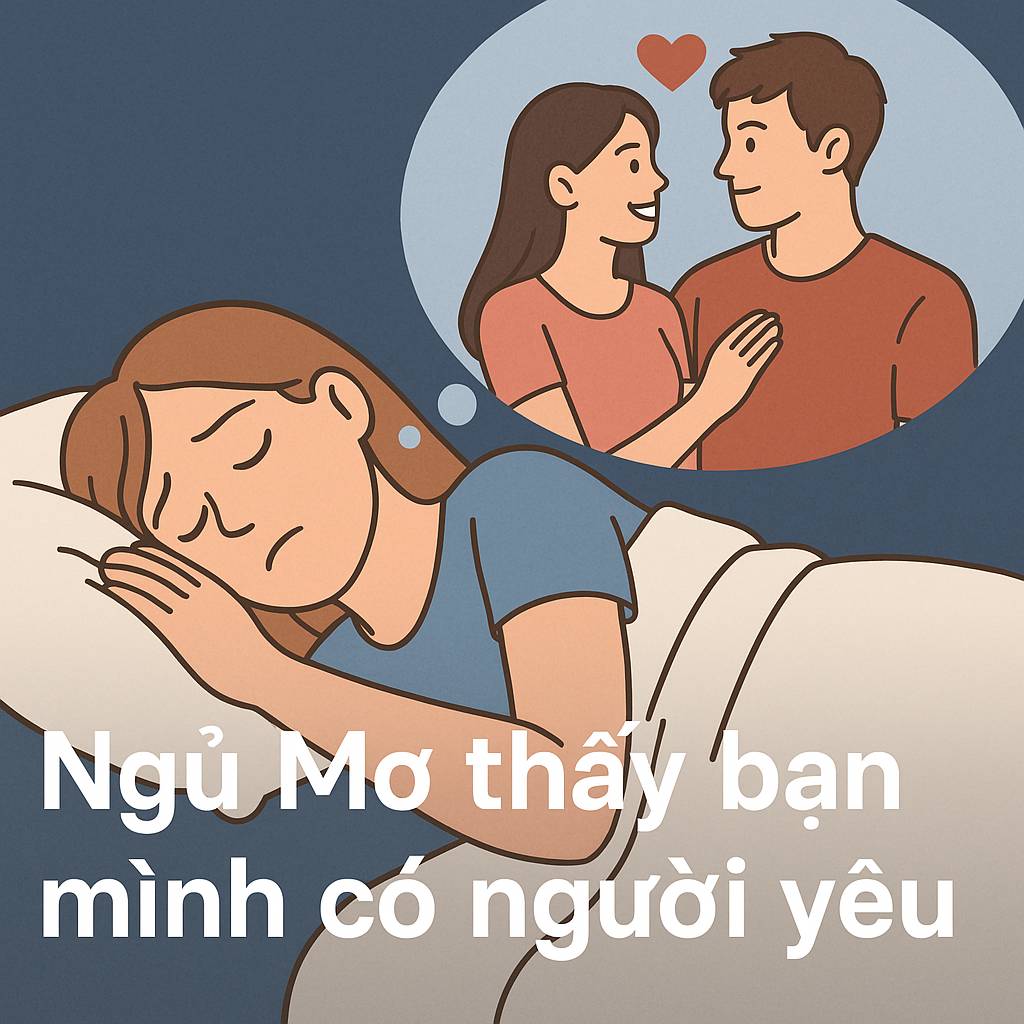 Mơ thấy bạn mình có người yêu là điềm gì? Đánh số mấy