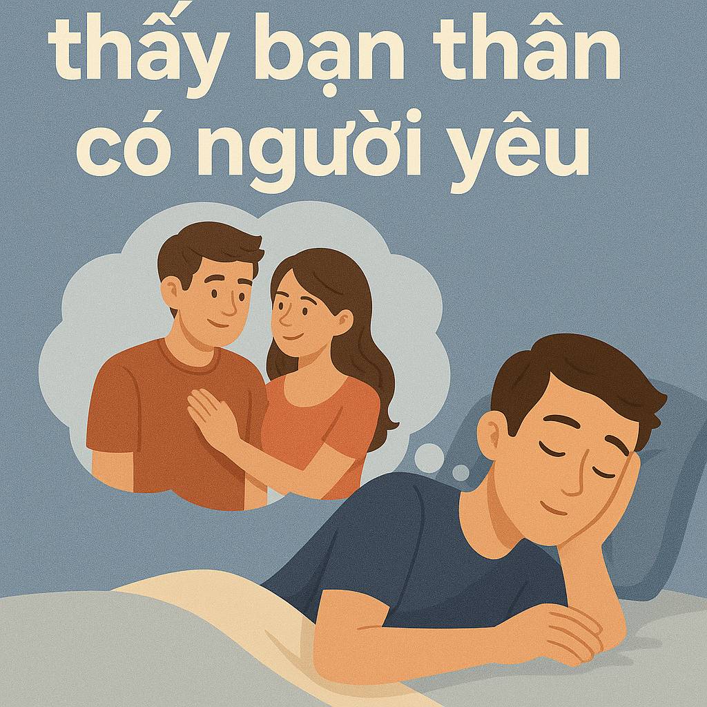 Mơ thấy bạn thân có người yêu là điềm gì? Đánh số mấy?