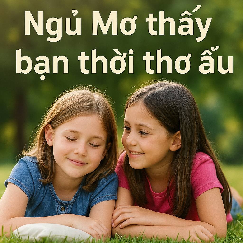 Mơ thấy bạn thời thơ ấu là điềm gì? Đánh số mấy?