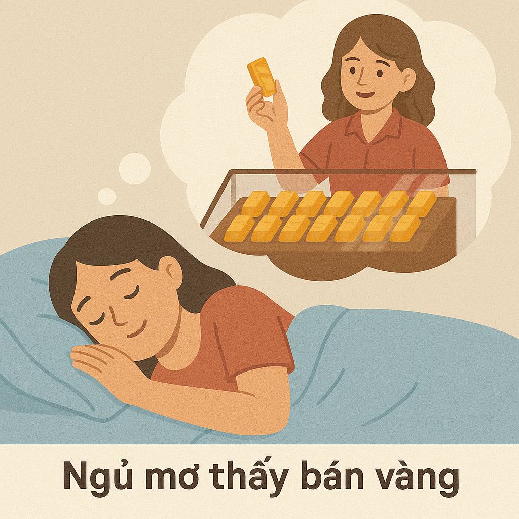 Mơ thấy bán vàng là điềm gì? Đánh số mấy