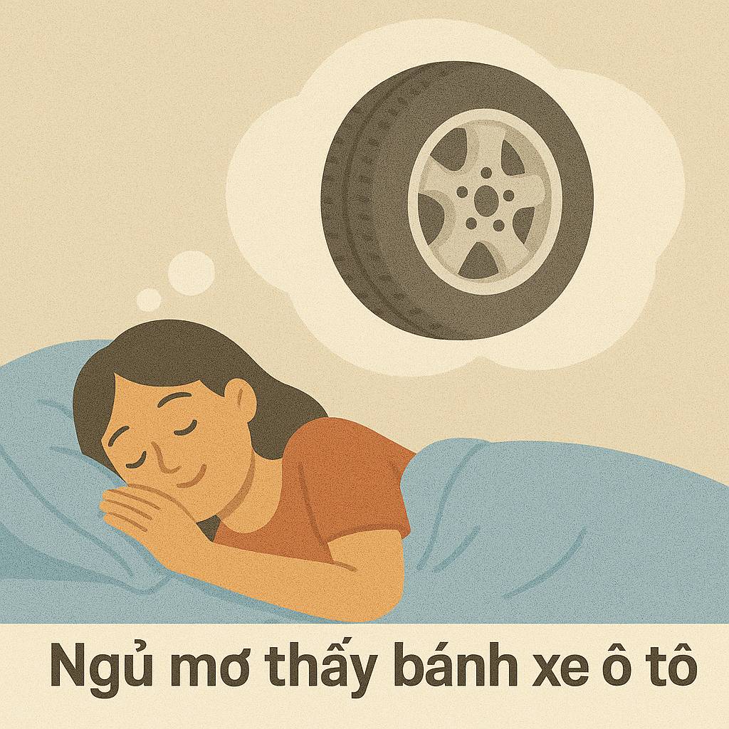 Mơ thấy bánh xe ô tô là điềm gì? Đánh số mấy?