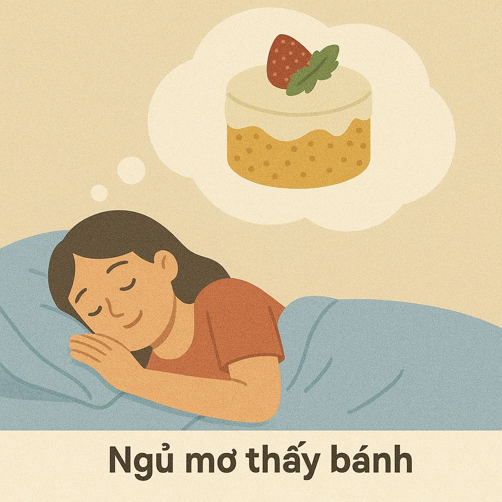Mơ thấy bánh là điềm gì? Đánh số mấy