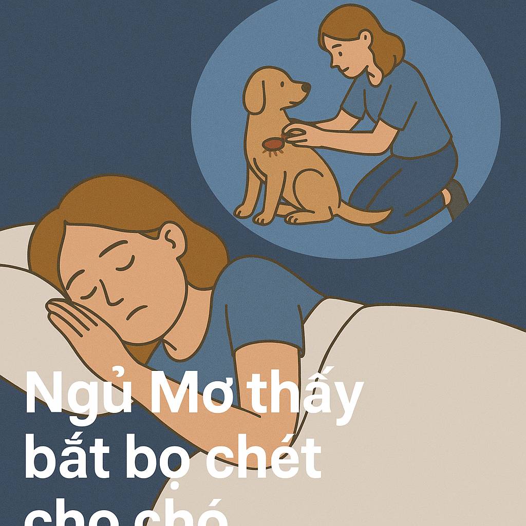 Mơ thấy bắt bọ chét cho chó là điềm gì? Đánh số mấy?