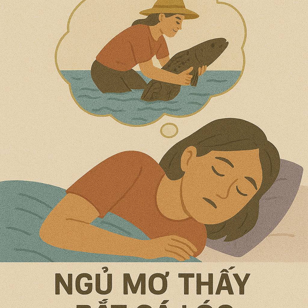 Mơ thấy bắt cá lóc là điềm gì? Đánh số mấy
