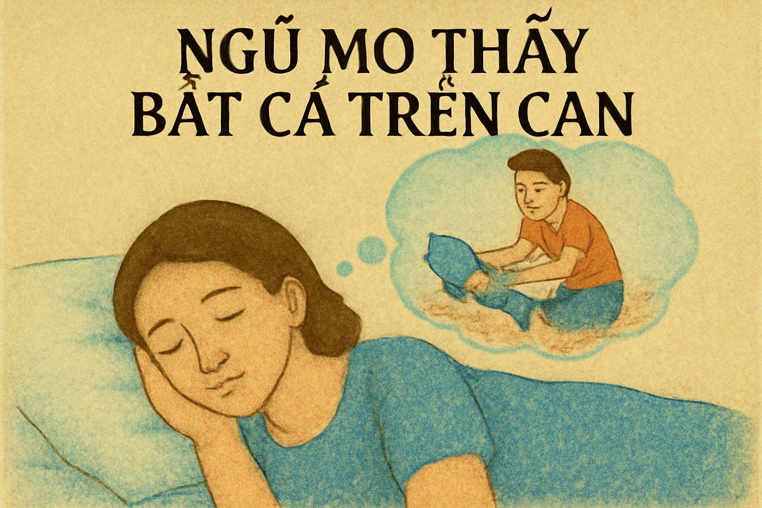 Mơ thấy bắt cá trên cạn là điềm gì? Đánh số mấy