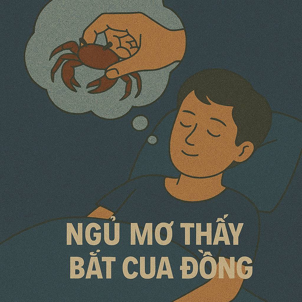 Mơ thấy bắt cua đồng là điềm gì? Đánh số mấy?