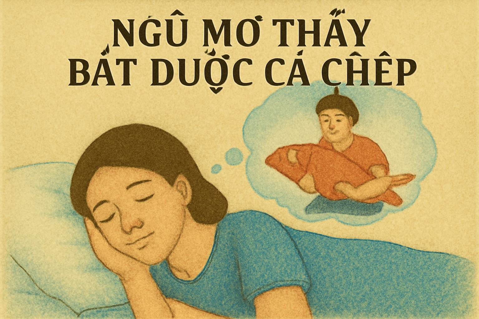 Mơ thấy bắt được cá chép là điềm gì? Đánh số mấy