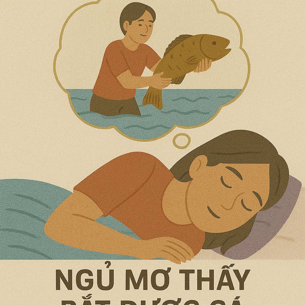 Mơ thấy bắt được cá là điềm gì? Đánh số mấy