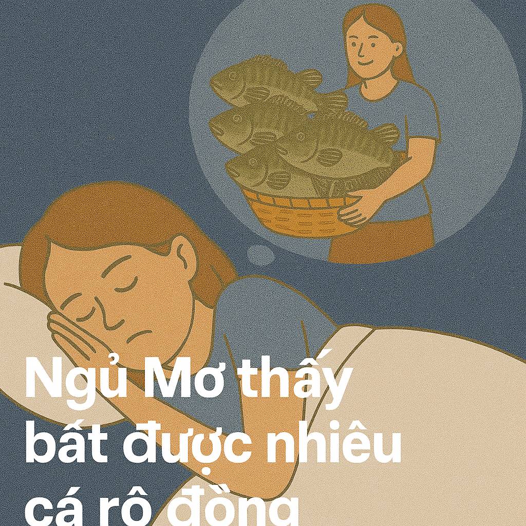 Mơ thấy bắt được nhiều cá rô đồng là điềm gì? Đánh số mấy