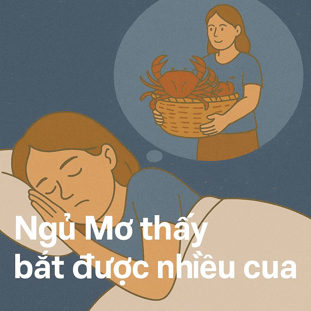 Mơ thấy bắt được nhiều cua là điềm gì? Đánh số mấy?