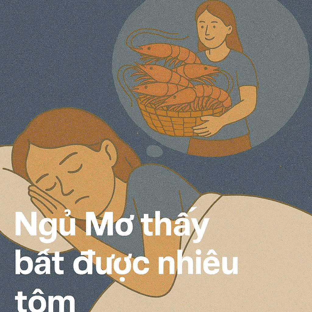 Mơ thấy bắt được nhiều tôm là điềm gì? Đánh số mấy?