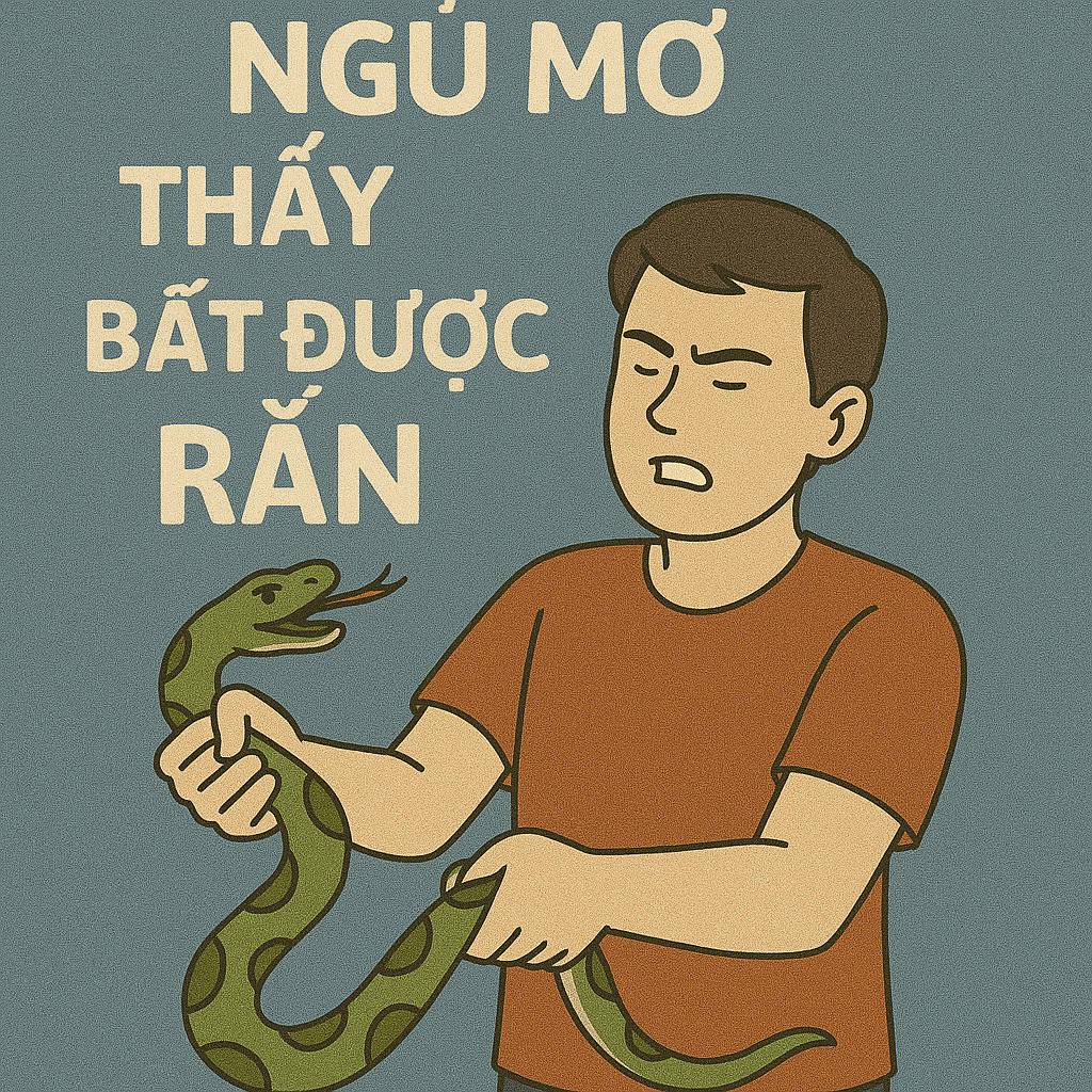 Mơ thấy bắt rắn là điềm gì? Đánh số mấy