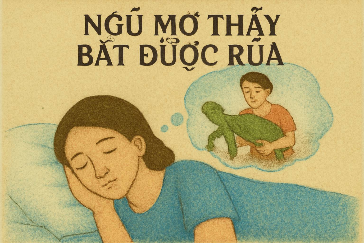 Mơ thấy bắt được rùa là điềm gì? Đánh số mấy