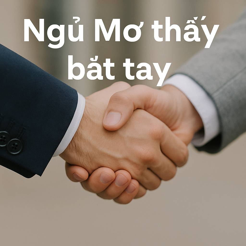 Mơ thấy bắt tay là điềm gì? Đánh số mấy?