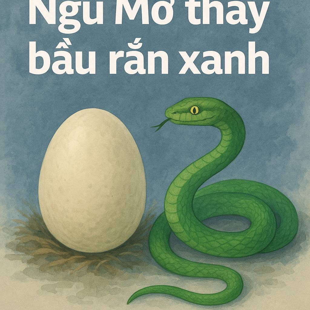 Mơ thấy rắn xanh là điềm gì? Đánh số mấy?