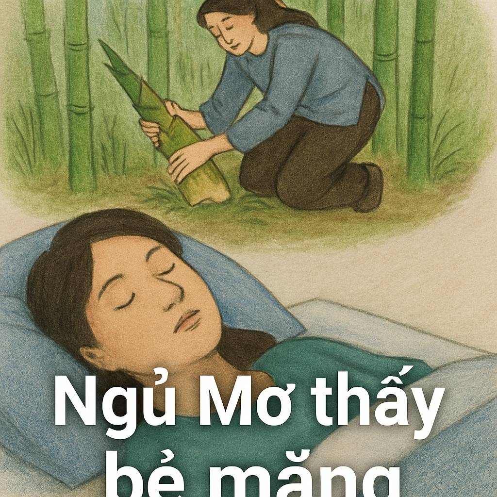 Mơ thấy bẻ măng là điềm gì? Đánh số mấy?