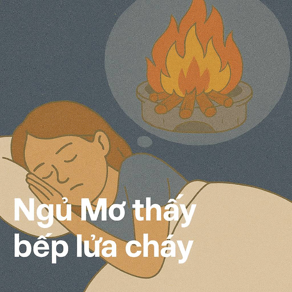 Mơ thấy bếp lửa cháy là điềm gì? Đánh số mấy