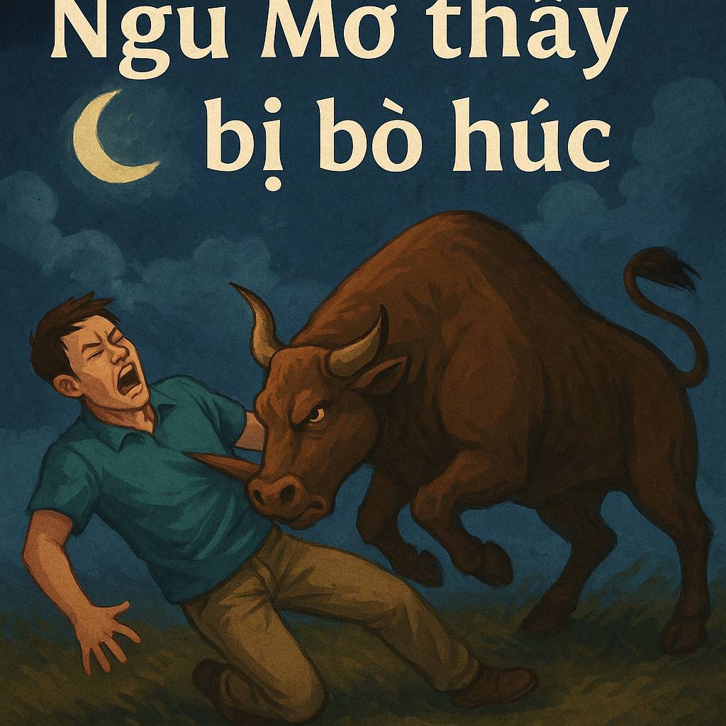 Mơ thấy bò húc là điềm gì? Đánh số mấy?