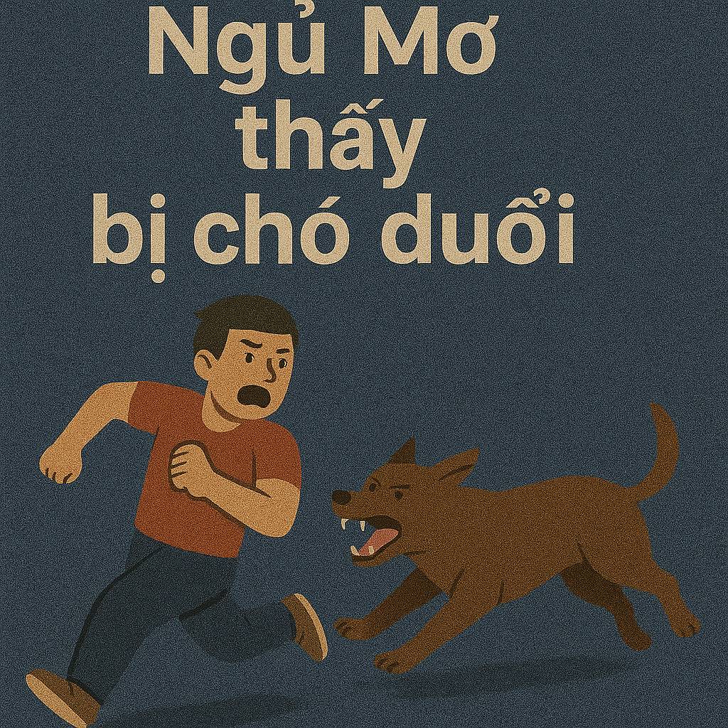 Mơ thấy bị chó đuổi là điềm gì? Đánh số mấy