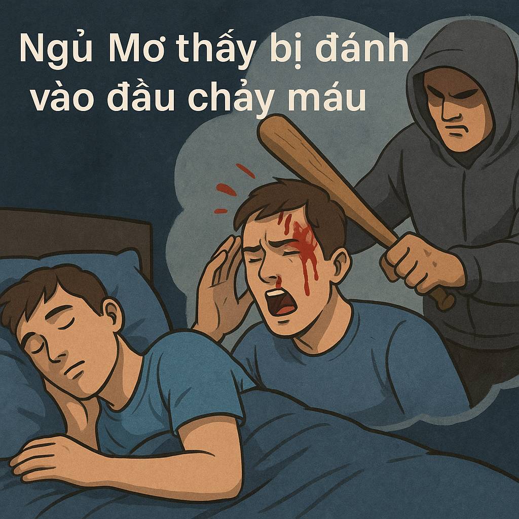 Mơ thấy bị đánh vào đầu chảy máu là điềm gì? Đánh số mấy?