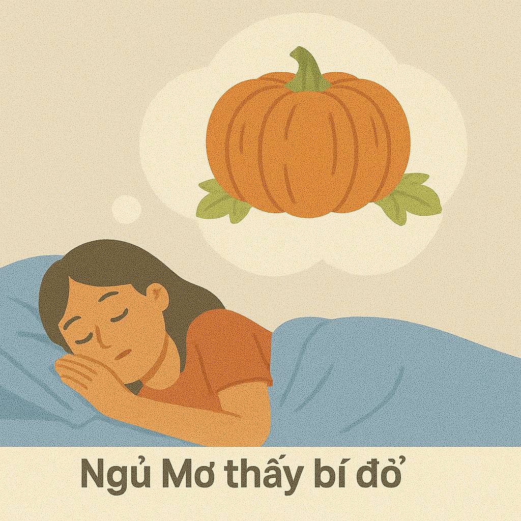 Mơ thấy bí đỏ là điềm gì? Đánh số mấy