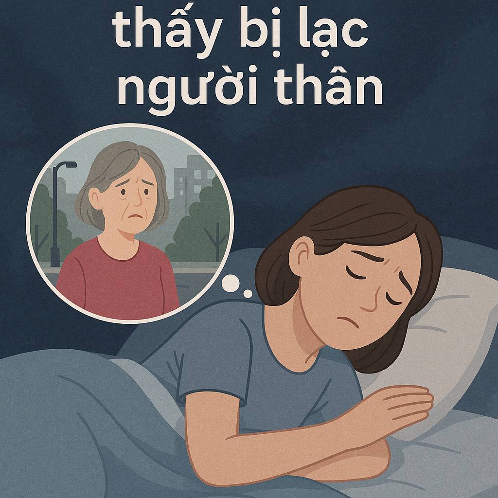 Mơ thấy bị lạc người thân là điềm gì? Đánh số mấy?