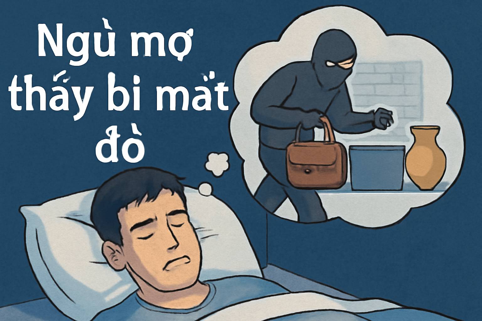 Mơ thấy bị mất đồ là điềm gì? Đánh số mấy