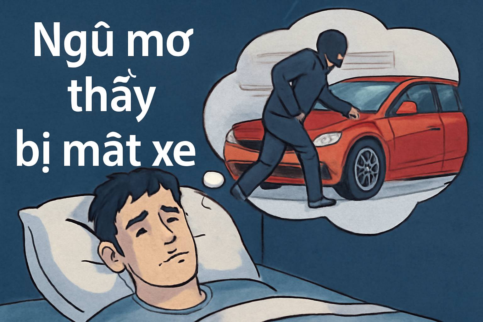 Mơ thấy bị mất xe là điềm gì? Đánh số mấy